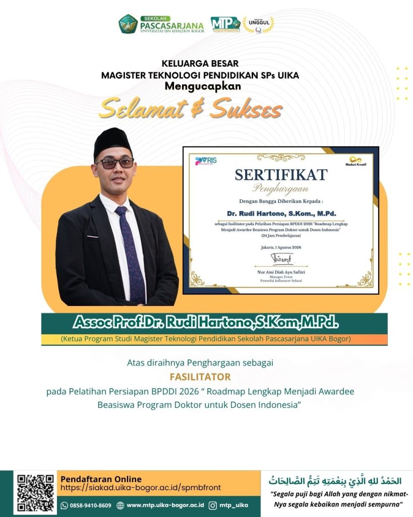 penghargaan mtp uika bogor